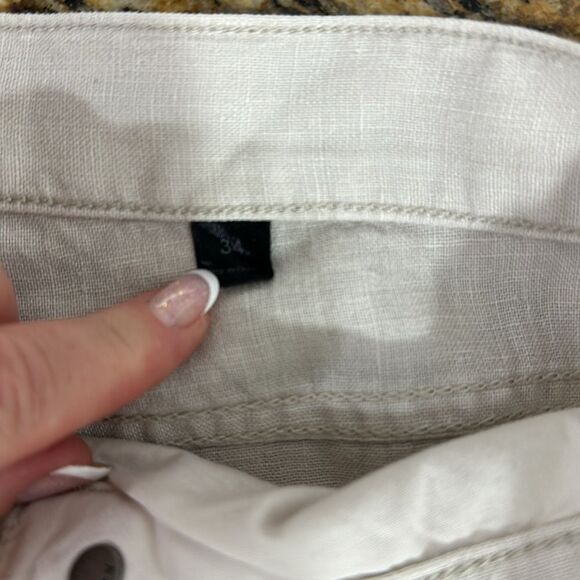 John Varvatos Classic Straight Light Gray Pants With Pockets Size 34 - Picture 7 of 11